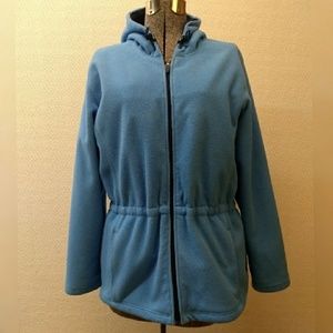 Land's End Blue Cinched Fleece